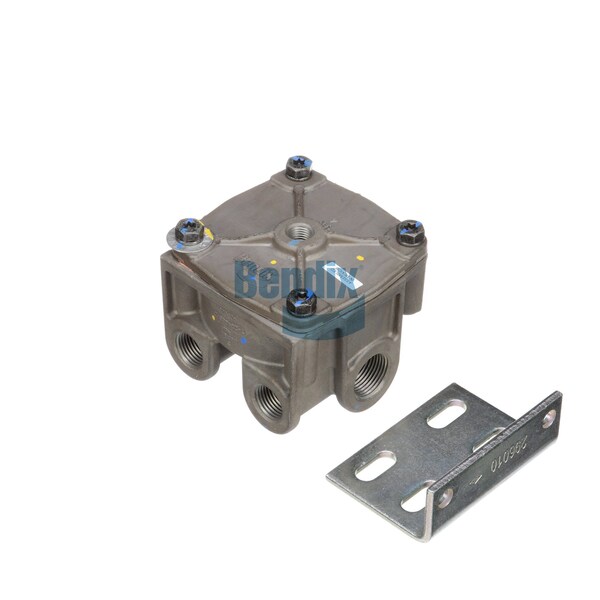 Bendix Valve, Relay, Brake, R-12, Horizontal Delivery Ports, 4 Psi, 3/4 Supply Port, 1/2 Del Port 103009N - main